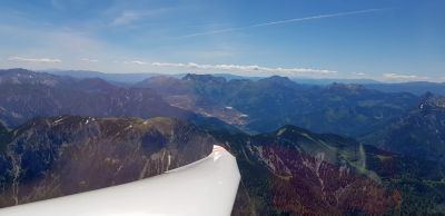 Der Steirische Erzberg im Panorama der Niederen Tauern